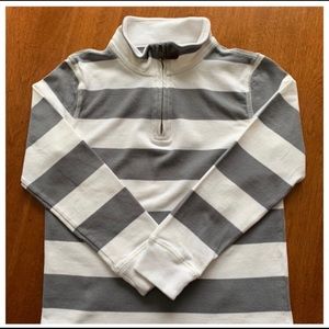 CREWCUTS 1/4 zip long sleeve shirt• size 10